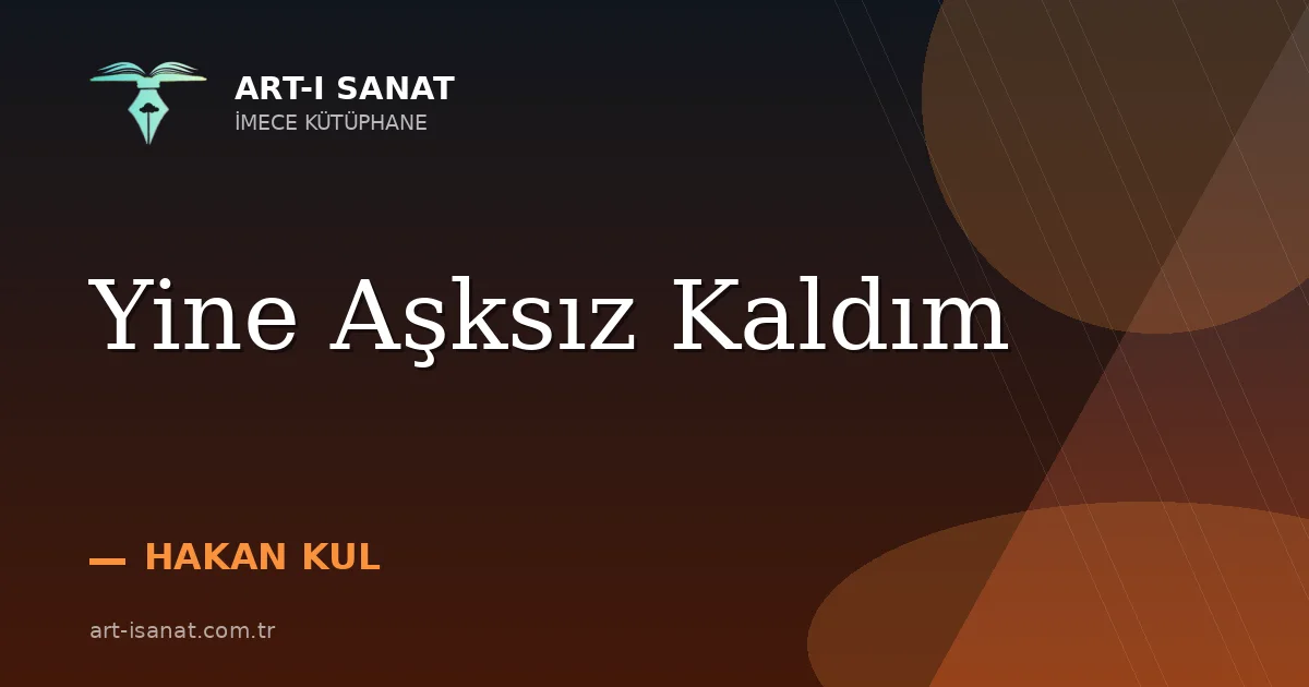 Yine Aşksız Kaldım