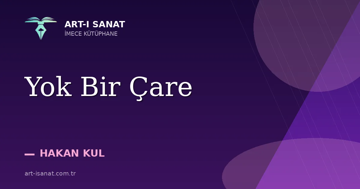 Yok Bir Çare