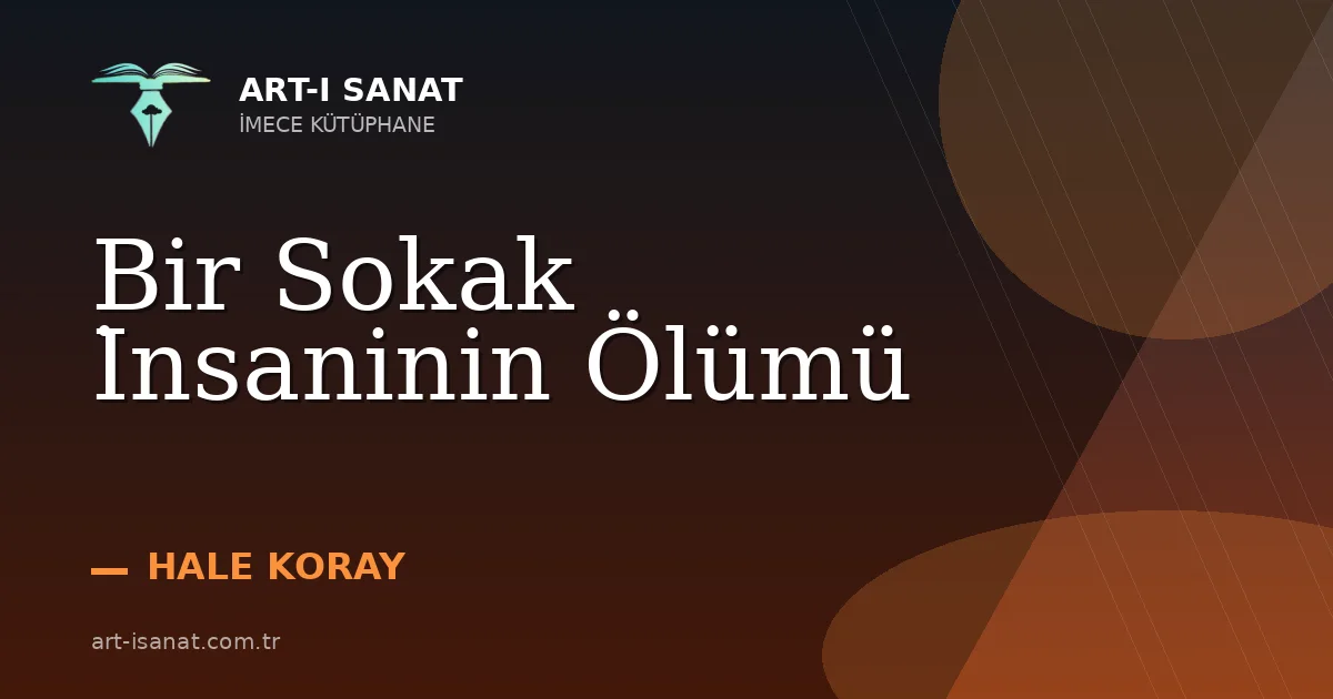 Bir Sokak İnsaninin Ölümü