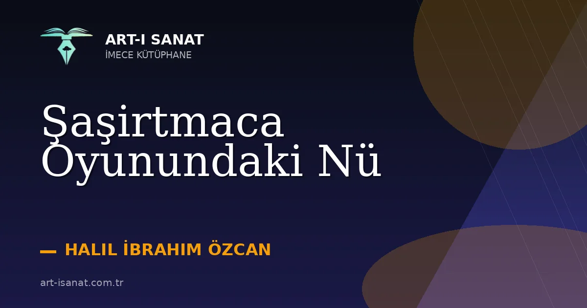 Şaşirtmaca Oyunundaki Nü