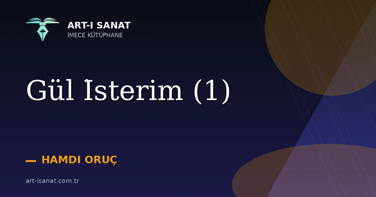 Gül İsterim (1)