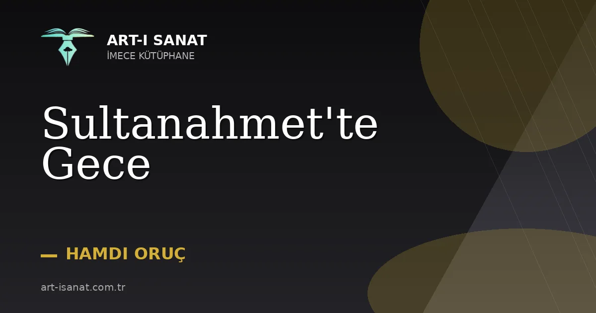 Sultanahmet'te Gece