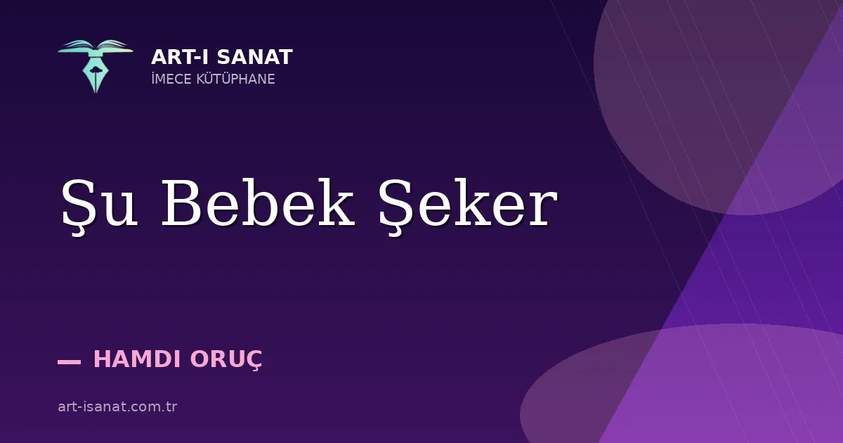 Şu Bebek Şeker