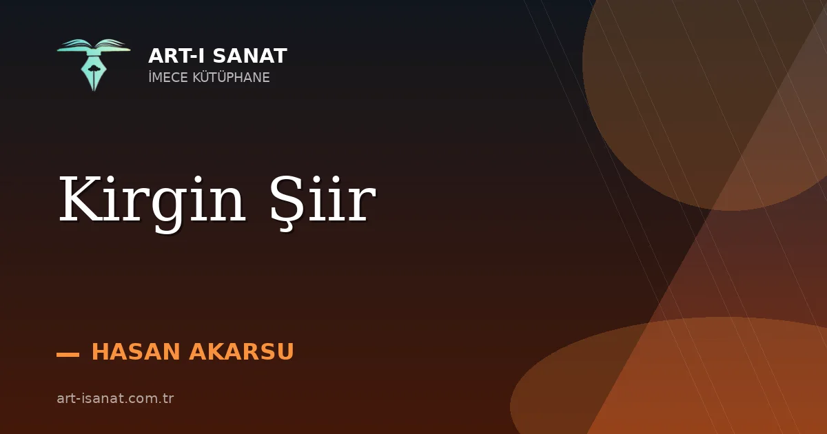 Kirgin Şiir