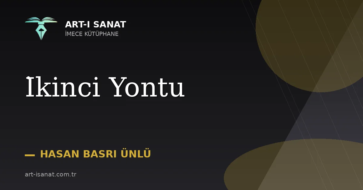 İkinci Yontu