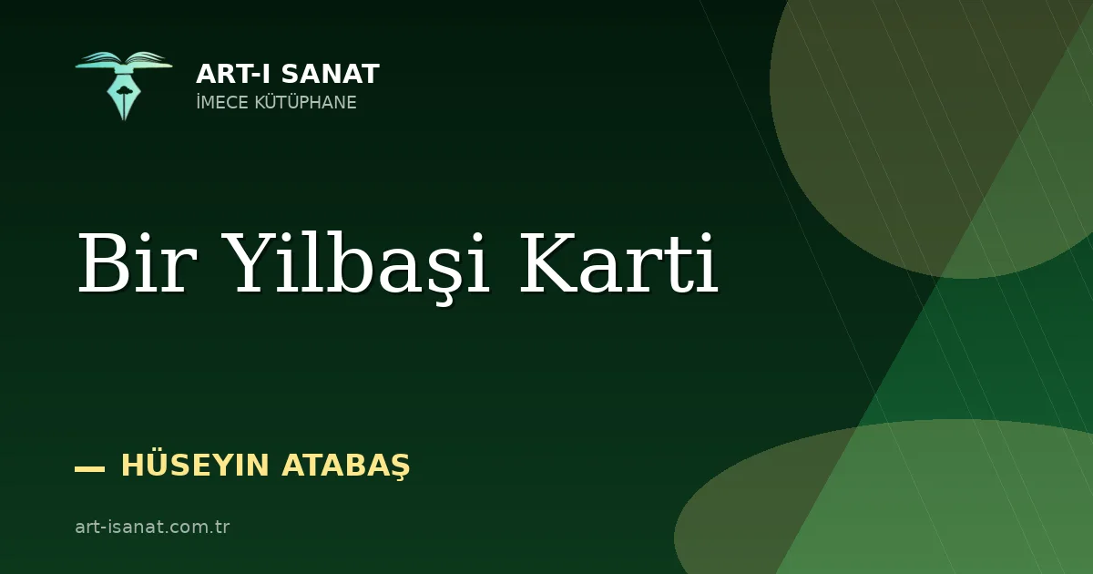 Bir Yilbaşi Karti