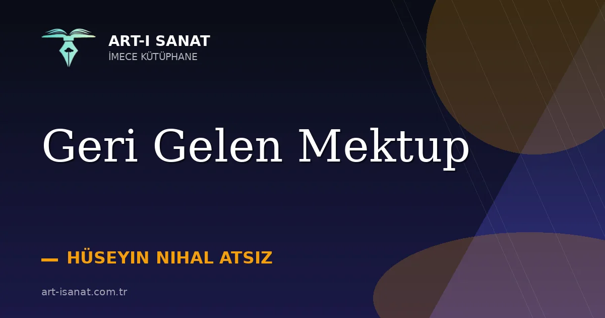 Geri Gelen Mektup