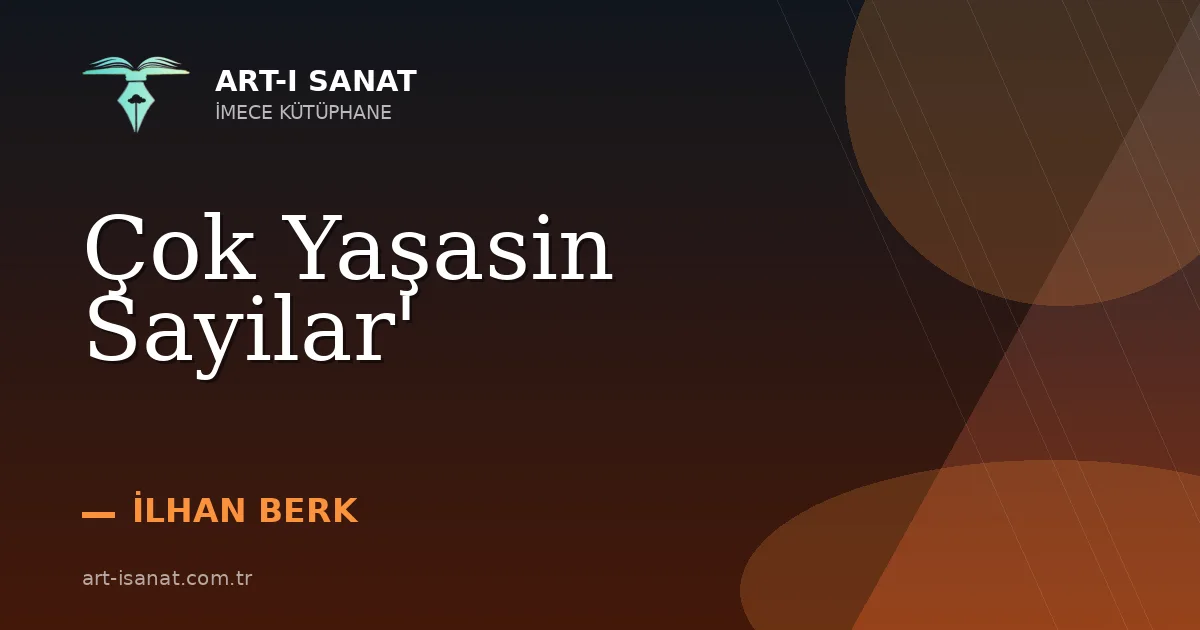 Çok Yaşasin Sayilar'