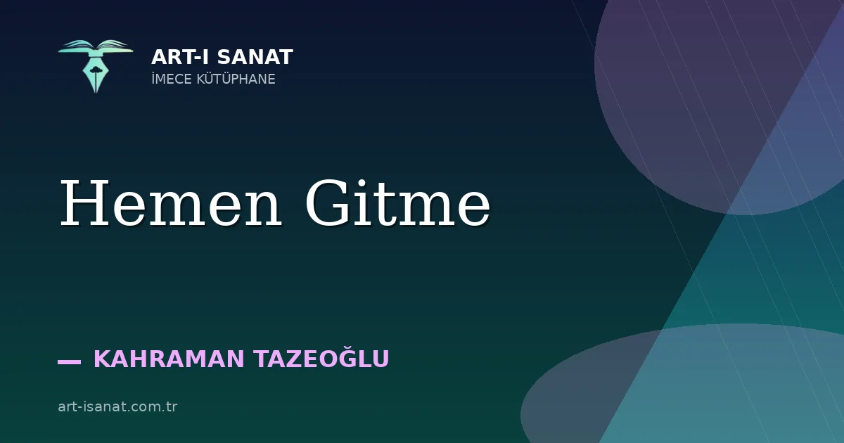 Hemen Gitme