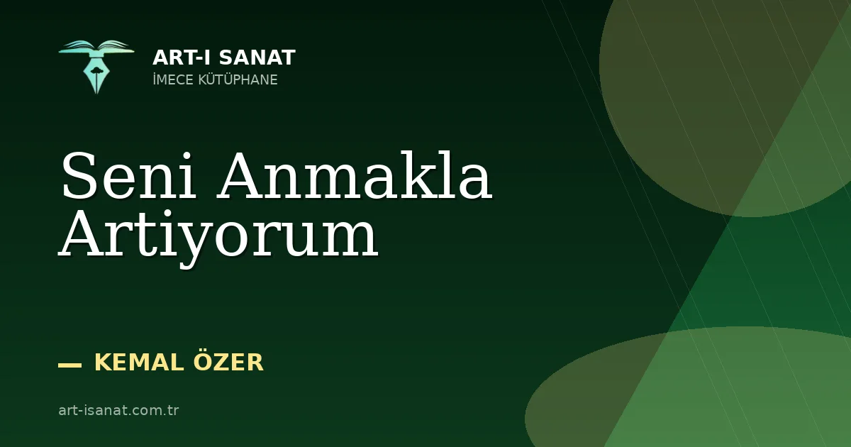 Seni Anmakla Artiyorum