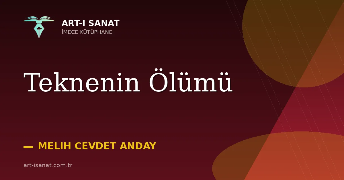 Teknenin Ölümü
