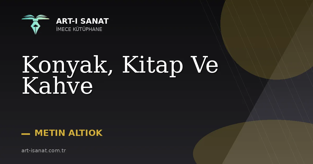 Konyak, Kitap Ve Kahve