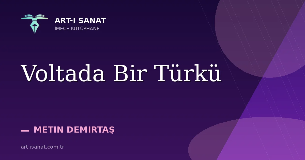 Voltada Bir Türkü