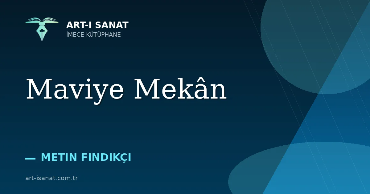 Maviye Mekân