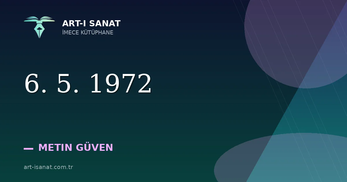 6. 5. 1972