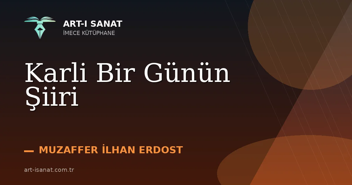 Karli Bir Günün Şiiri