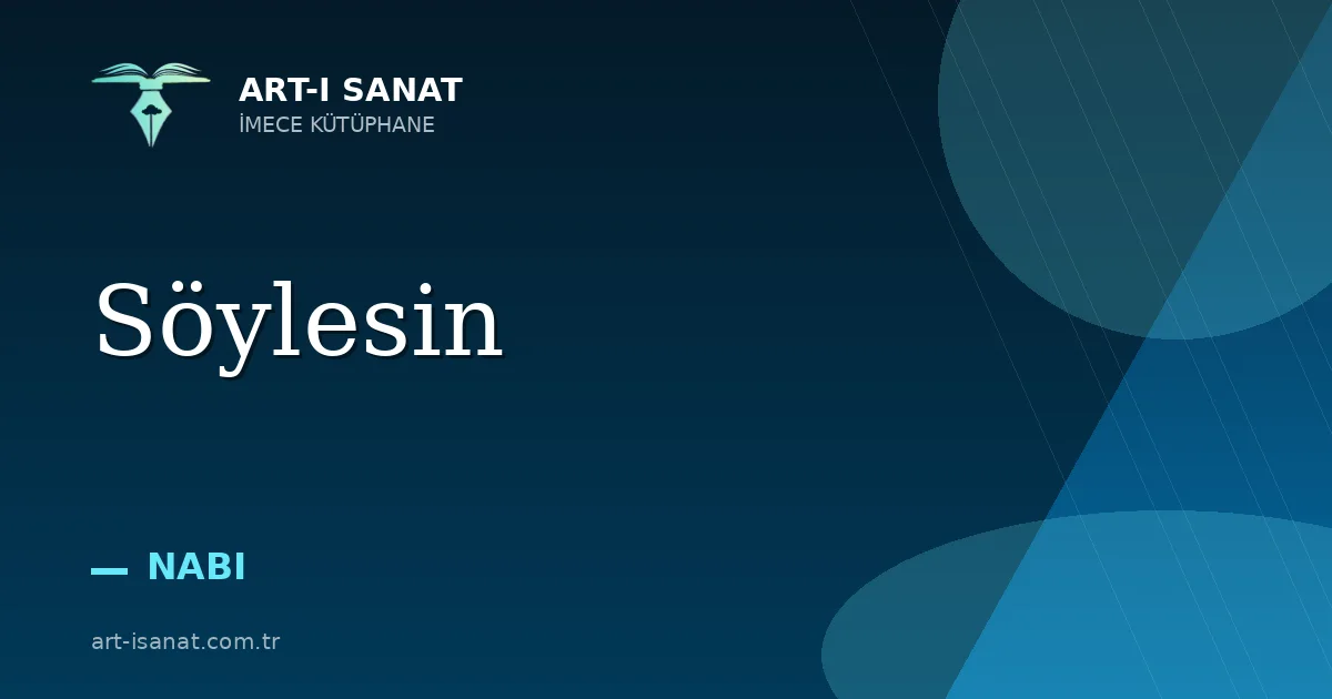 Söylesin