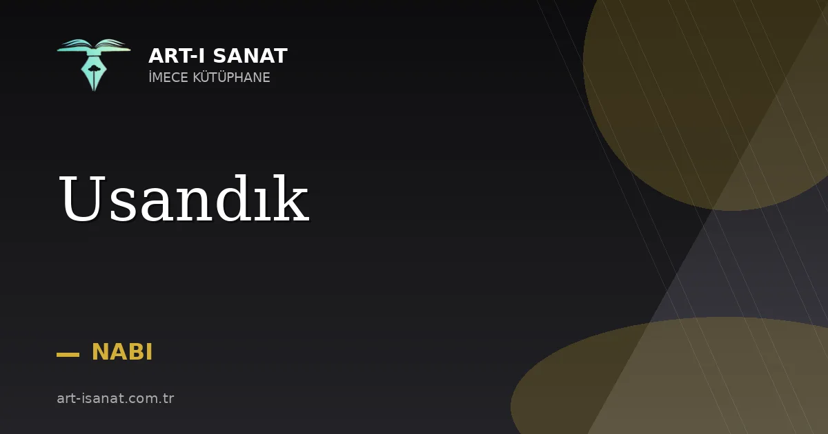 Usandık