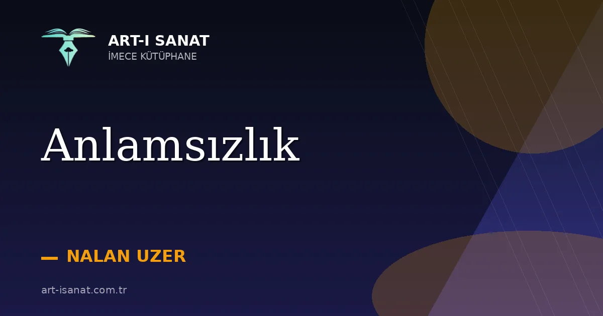 Anlamsızlık