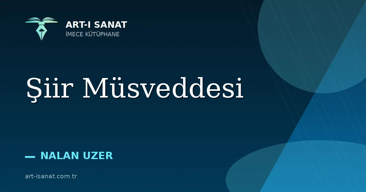 Şiir Müsveddesi