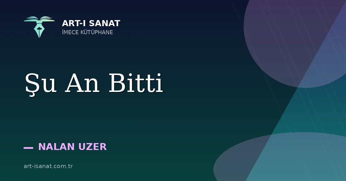 Şu An Bitti