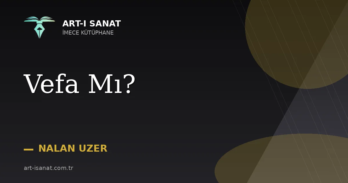 Vefa Mı?