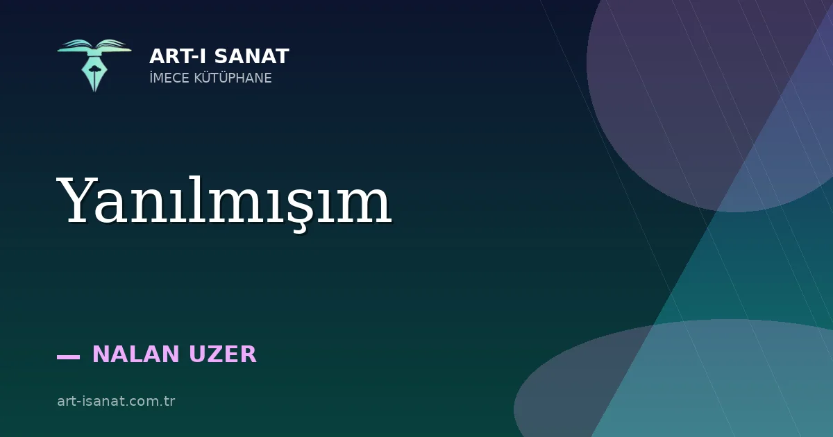Yanılmışım