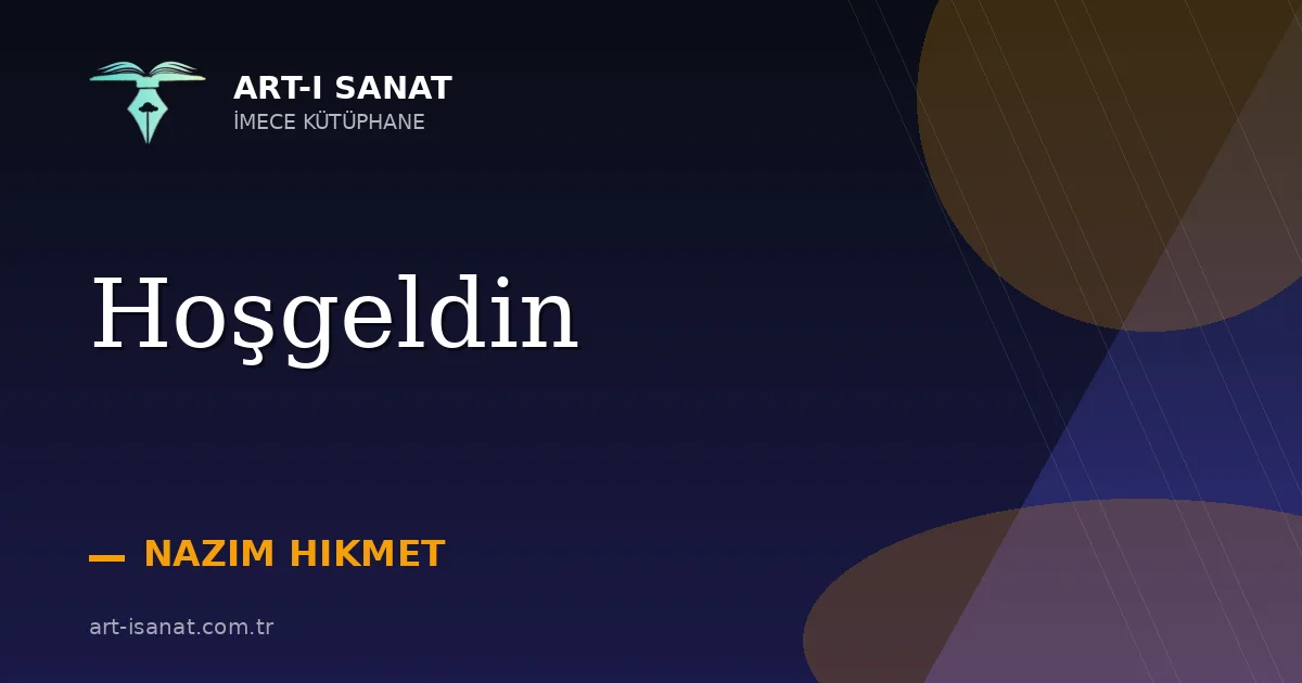 Hoşgeldin