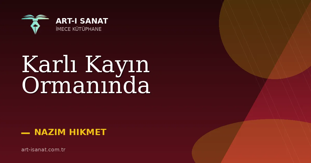 Karlı Kayın Ormanında