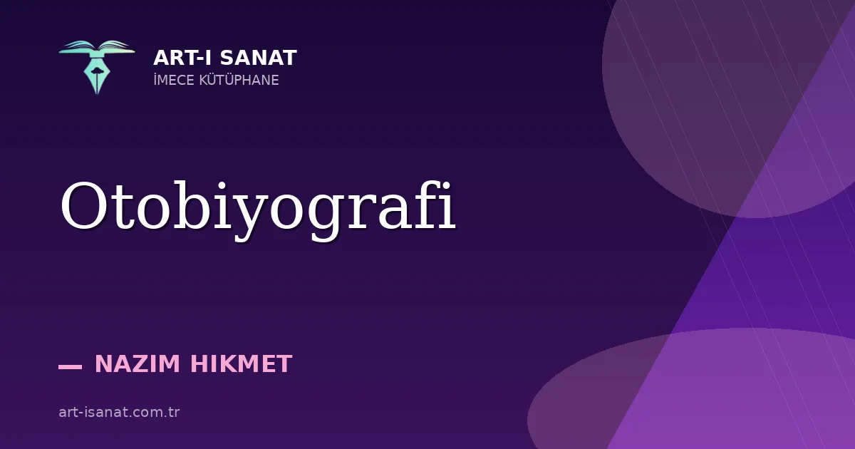 Otobiyografi