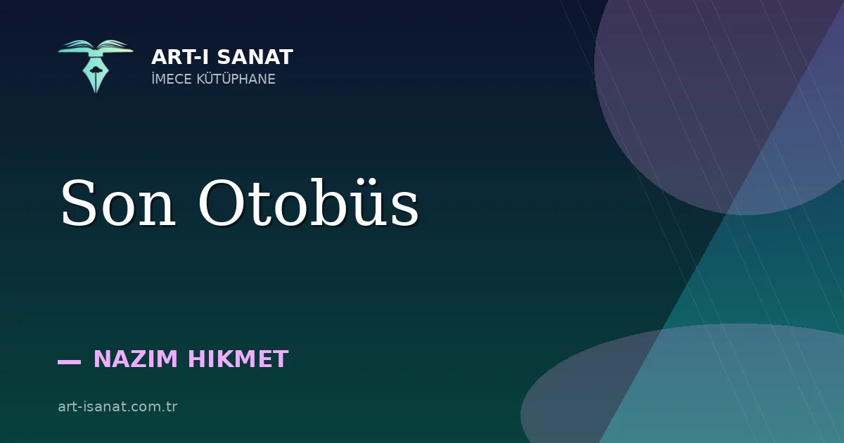 Son Otobüs