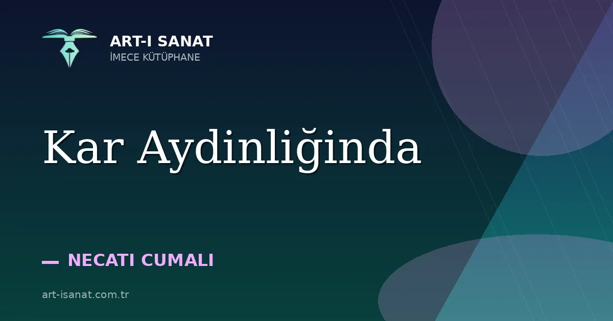 Kar Aydinliğinda