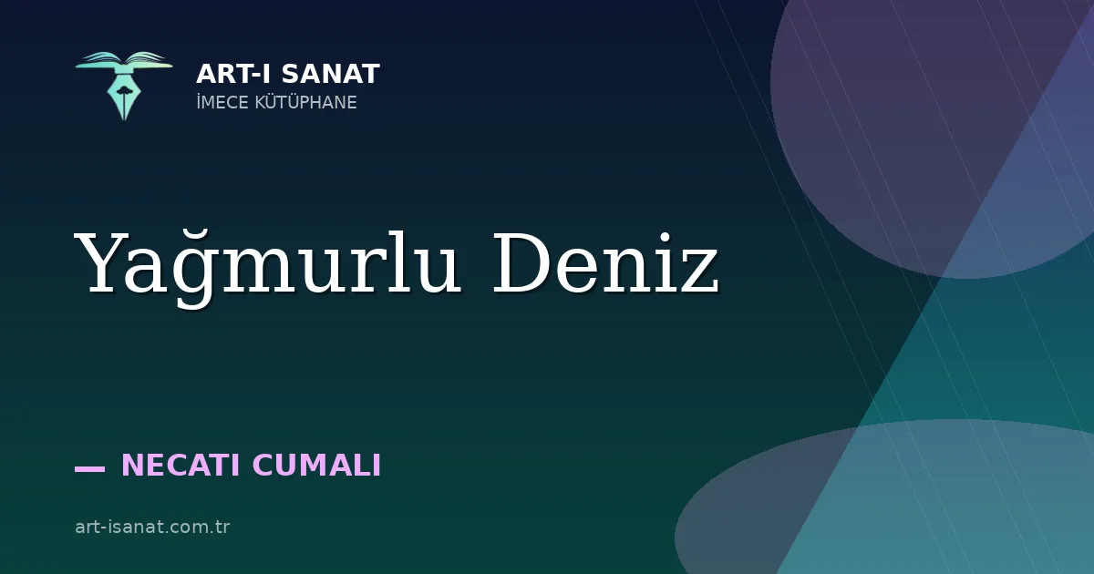 Yağmurlu Deniz