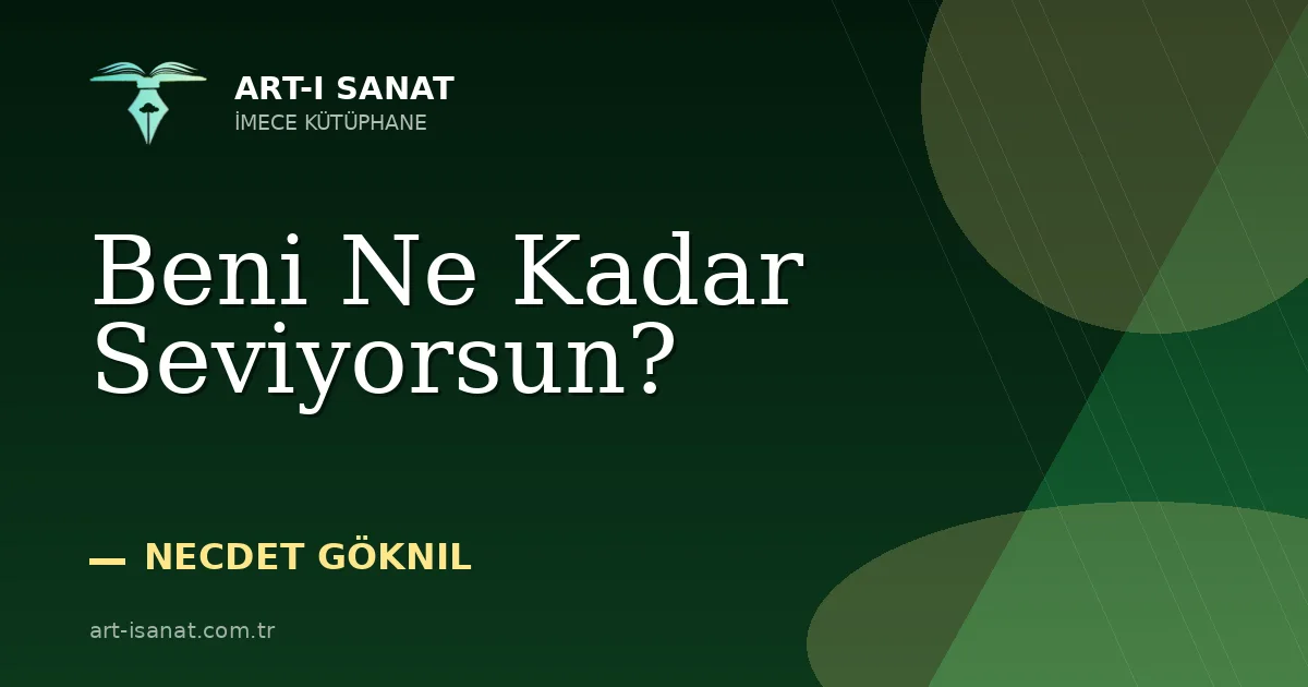 Beni Ne Kadar Seviyorsun?