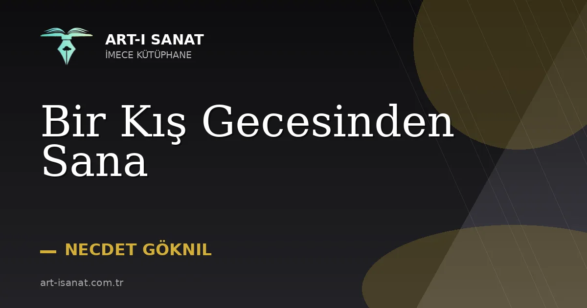 Bir Kış Gecesinden Sana