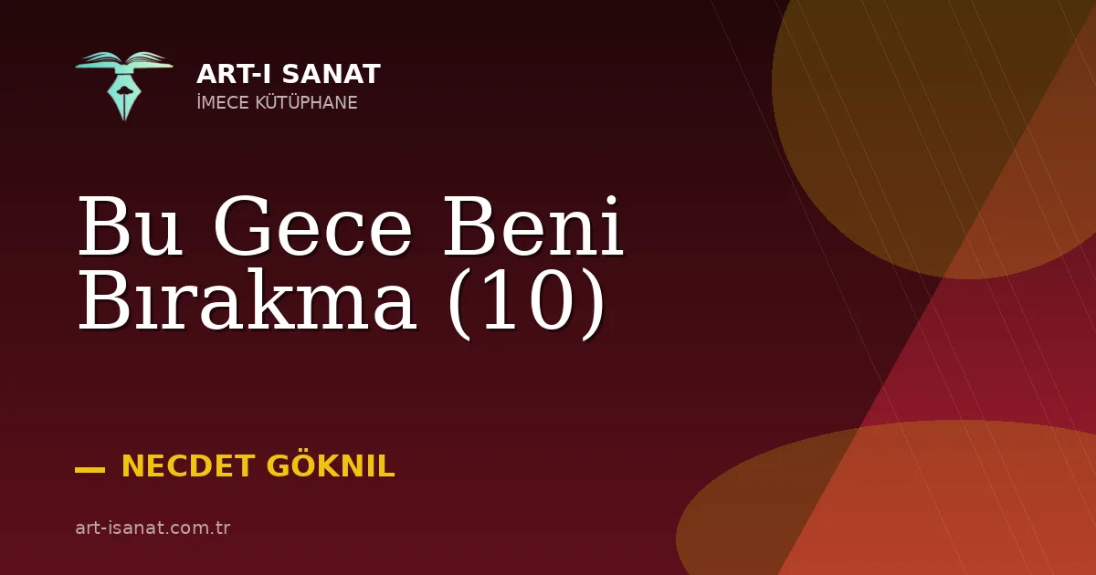 Bu Gece Beni Bırakma (10)