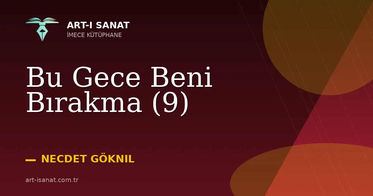 Bu Gece Beni Bırakma (9)