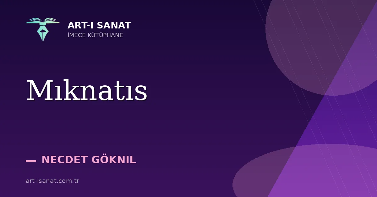 Mıknatıs