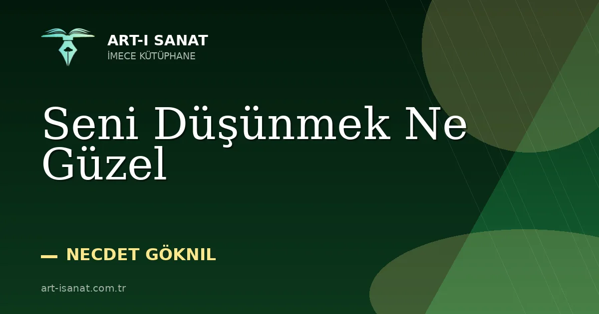 Seni Düşünmek Ne Güzel