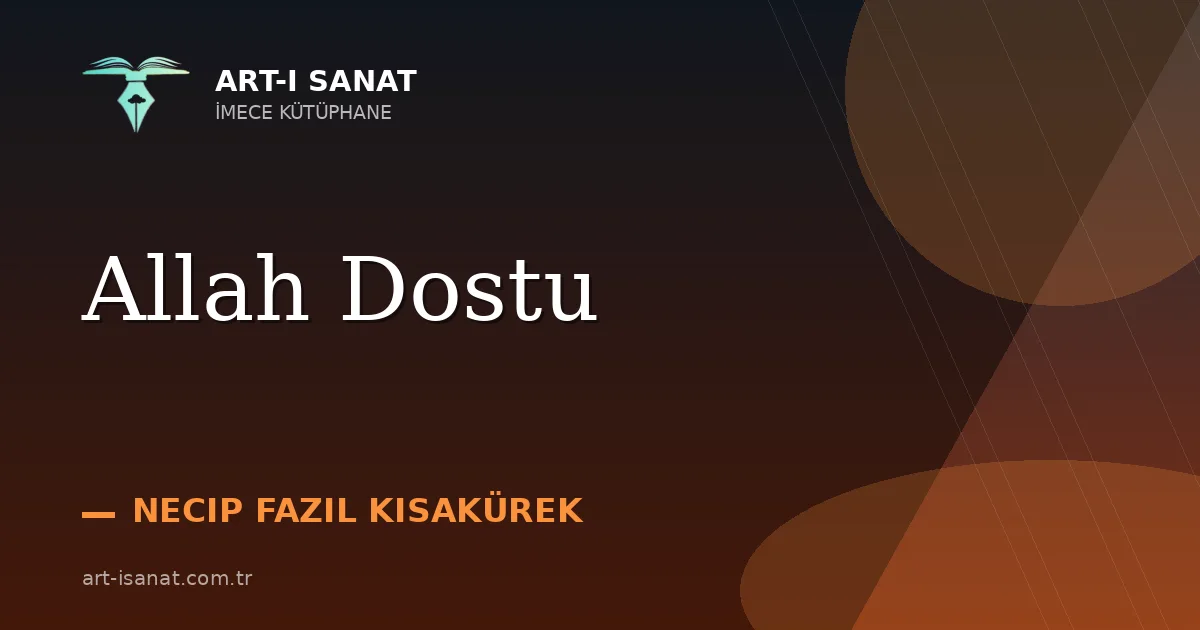 Allah Dostu