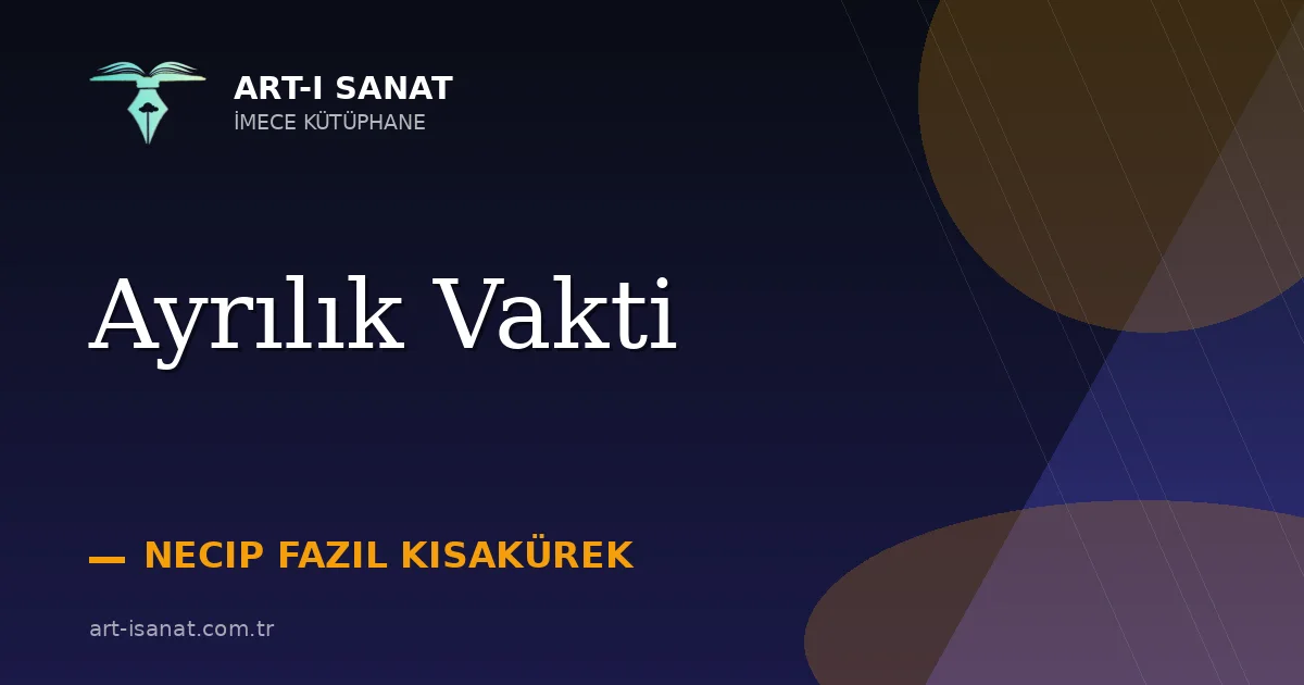 Ayrılık Vakti