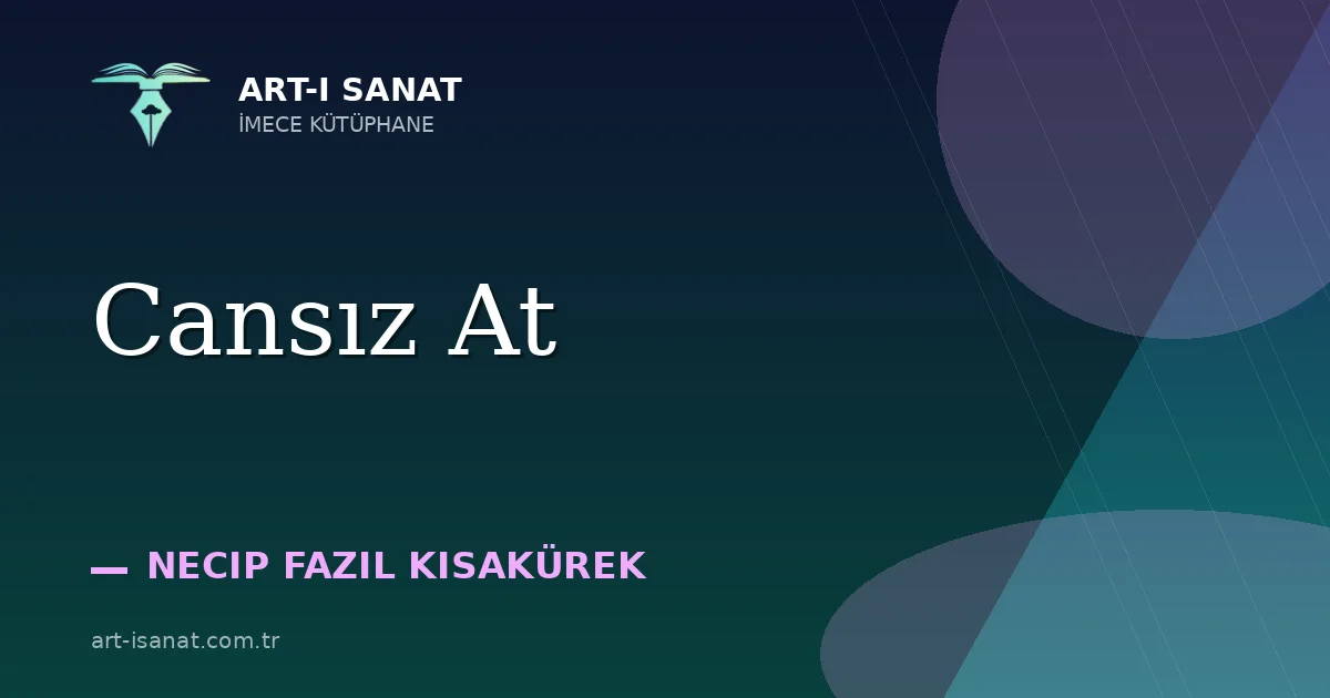 Cansız At