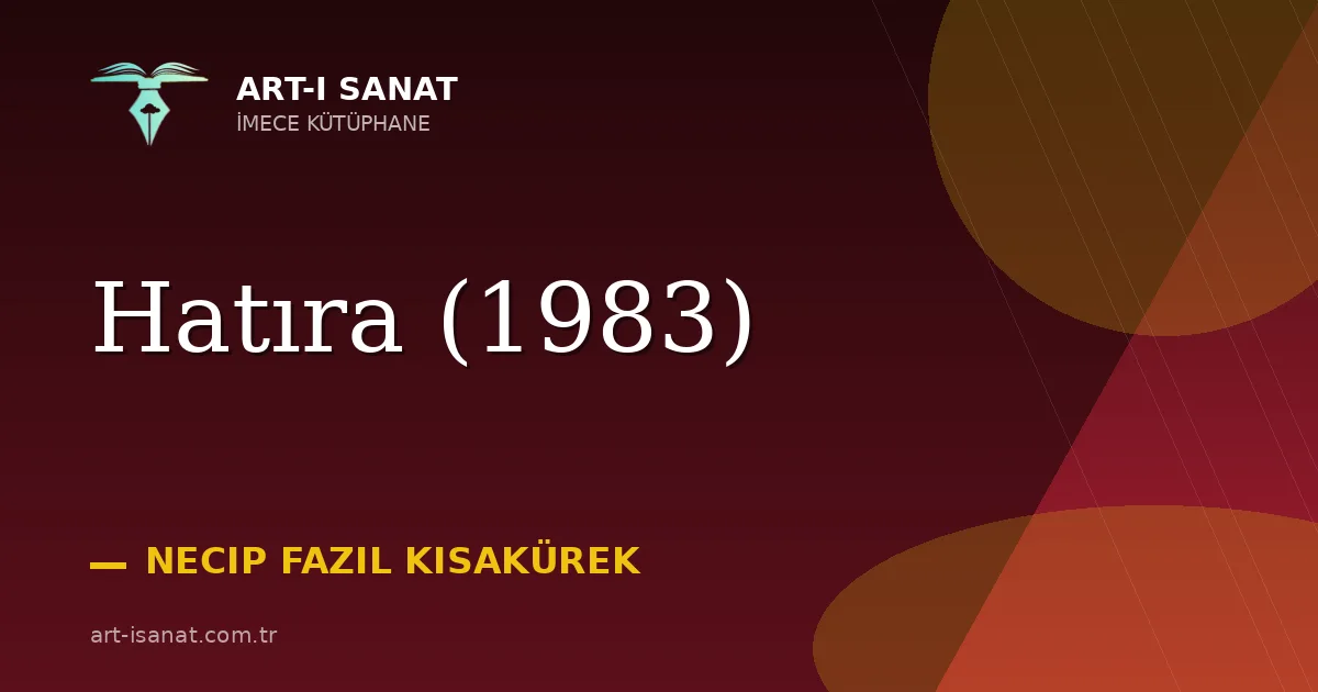 Hatıra (1983)
