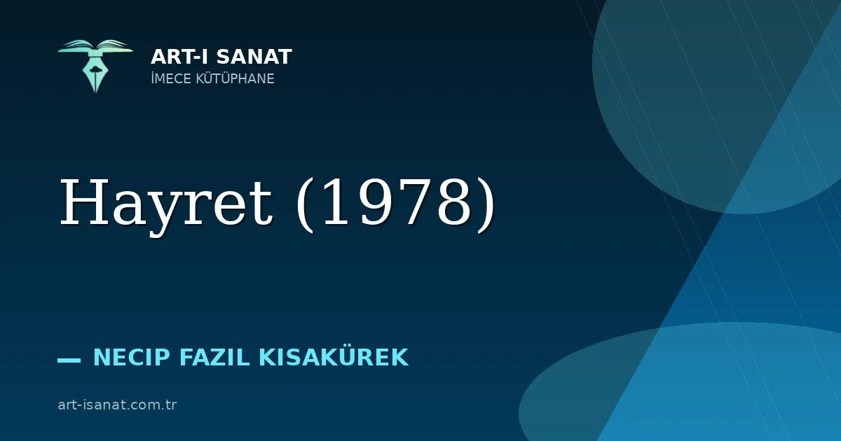 Hayret (1978)
