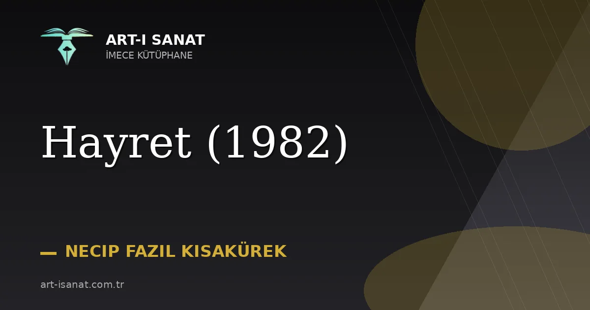 Hayret (1982)