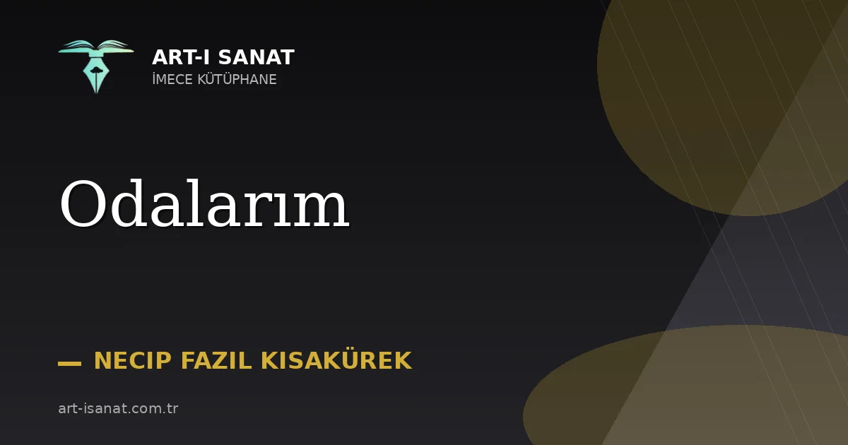 Odalarım