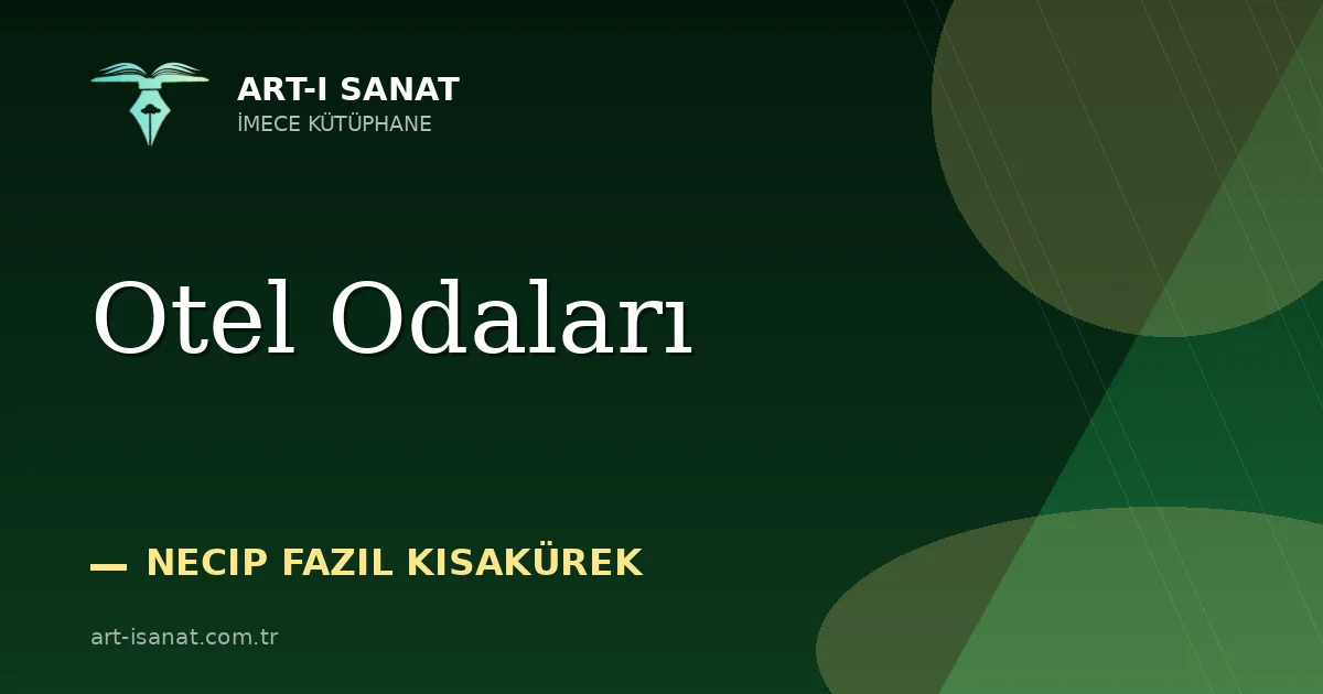 Otel Odaları