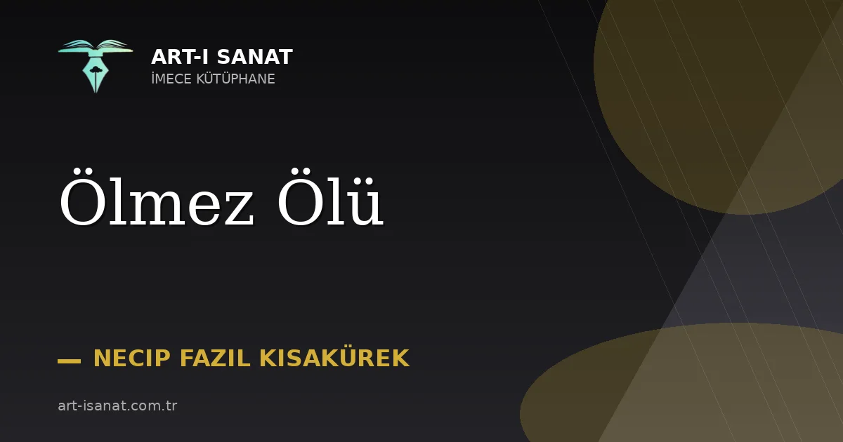 Ölmez Ölü