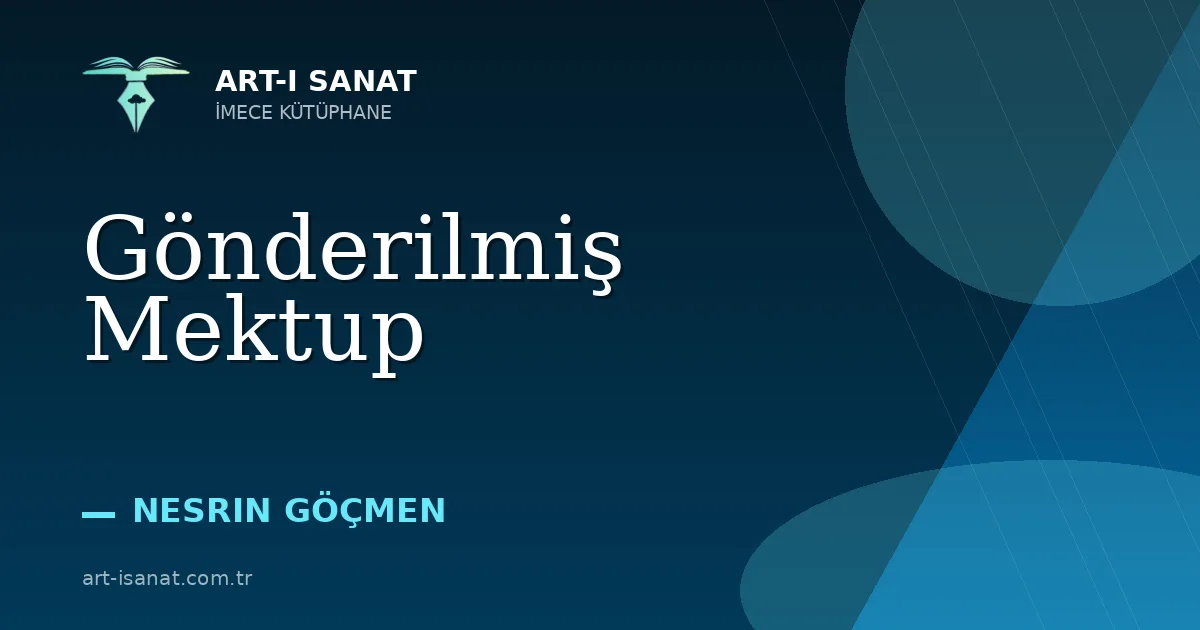 Gönderilmiş Mektup