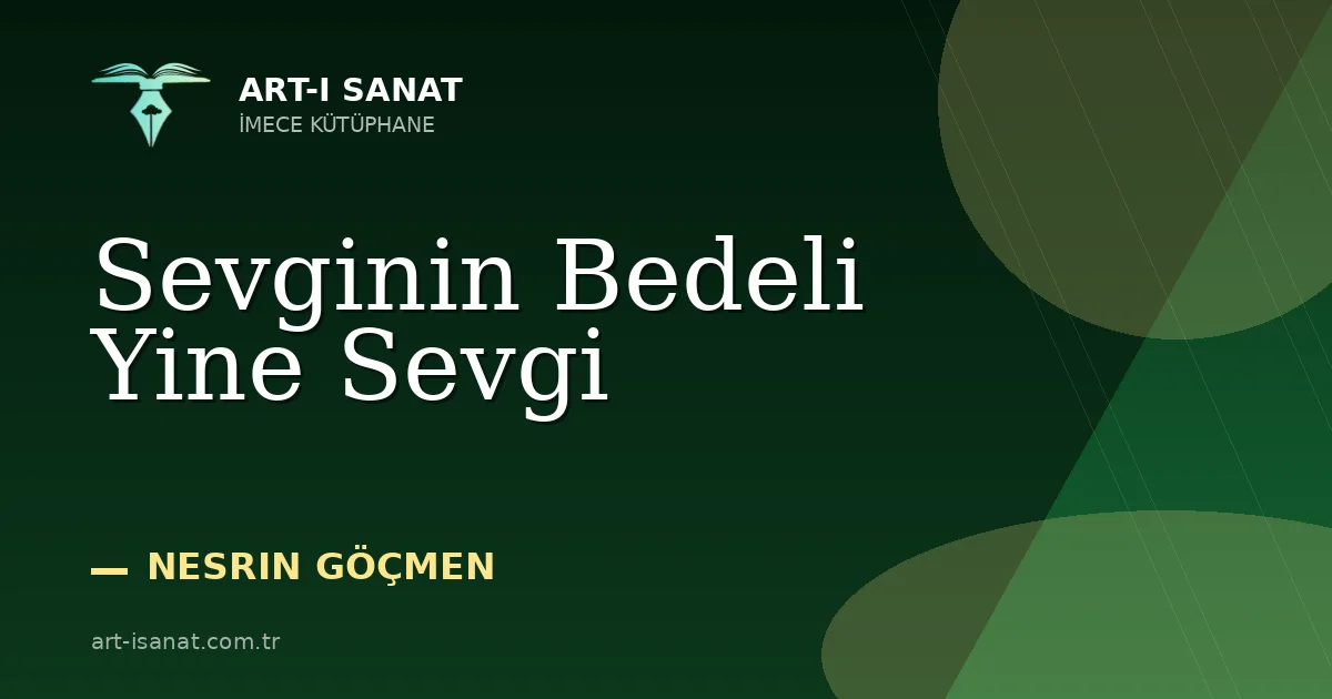 Sevginin Bedeli Yine Sevgi